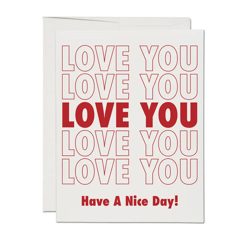  Grocery Bag Love Greeting Card