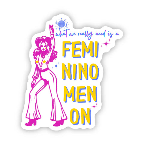 Femininomenon Disco Cowgirl Sticker