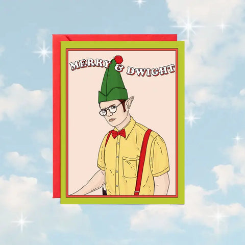He's Merry & Dwight Card