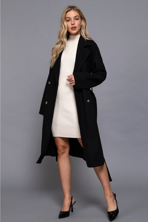  Soft Full Length Trench Coat