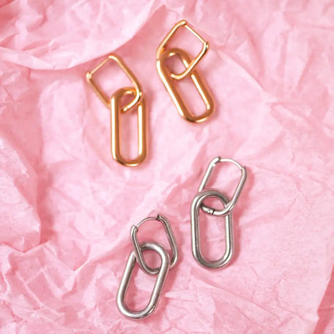 Double Linked Earrings