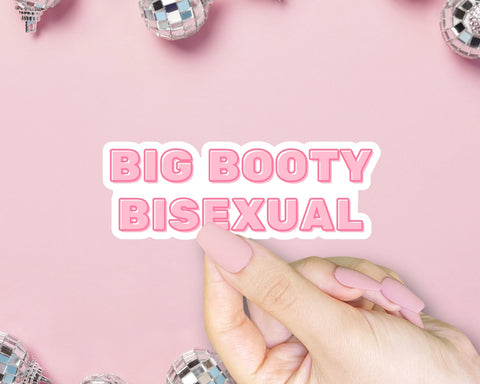 Big Booty Bisexual Sticker