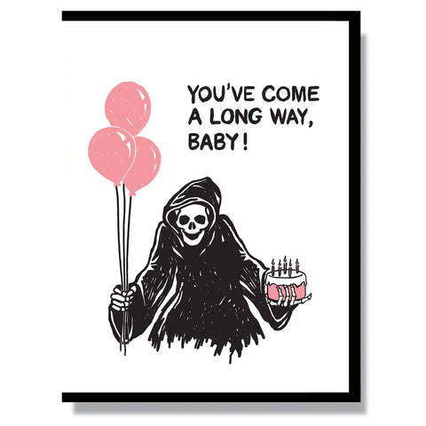 Grim Reaper Birthday Card