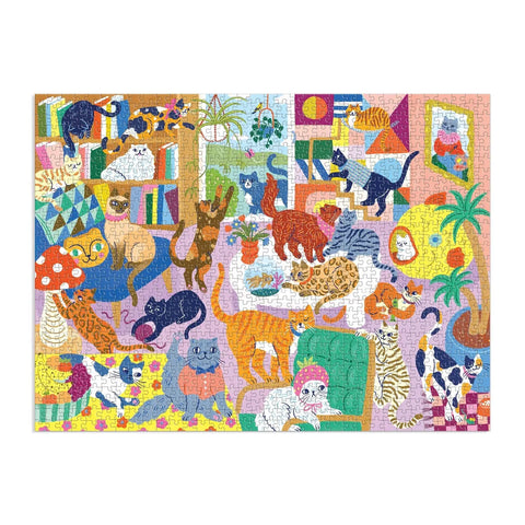Cozy Cat Club Puzzle