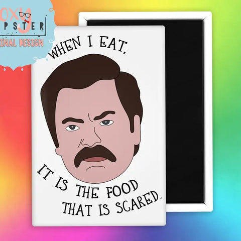  Ron Swanson Meat Magnet