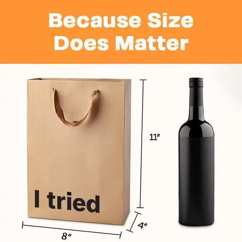  I Tried Brown Gift Bag