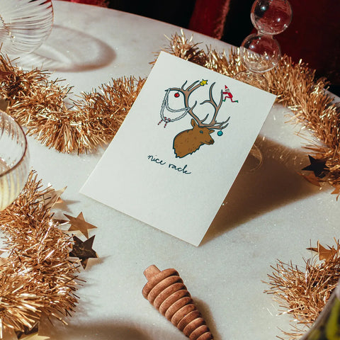 Nice Rack Holiday Card