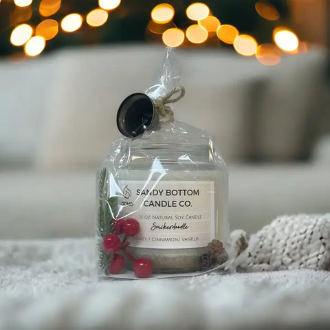  Holiday Gift Candles w/ Decoration
