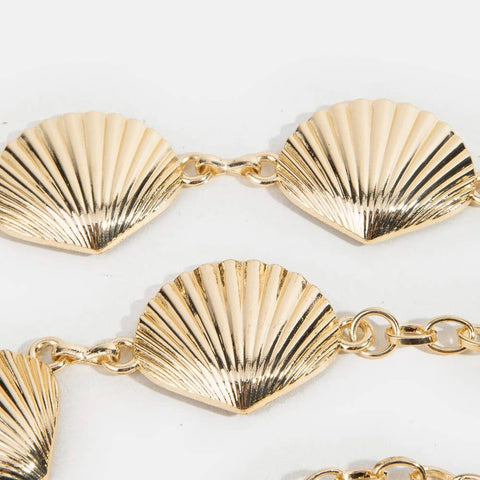  Seashell Link Chain Belt