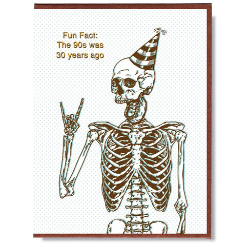 90s Were 30 Years Ago Birthday Card