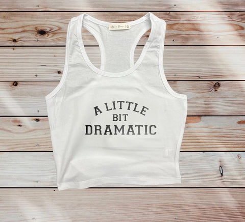  A Little Bit Dramatic Crop Tank