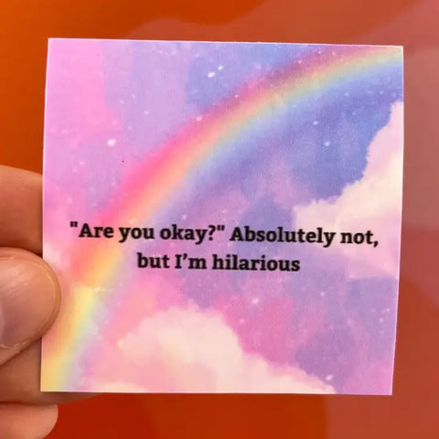  I'm Hilarious Rainbow Sticker