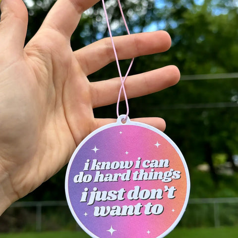 Hard Things Car Freshener