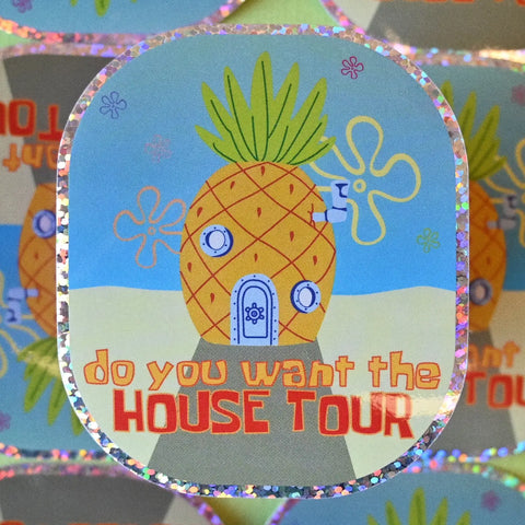  Spongebob House Tour Sticker
