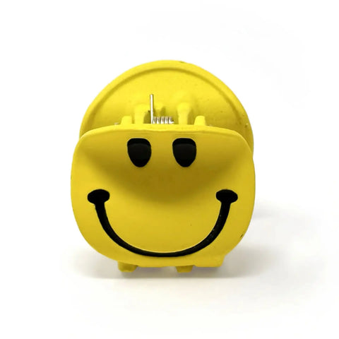 Mini Smiley Face Hair Claw Set