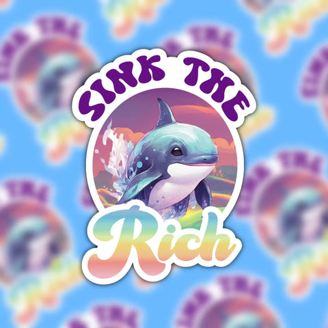 Sink The Rich Sticker