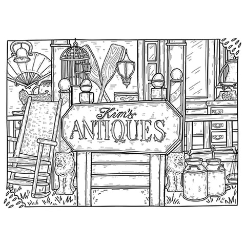  Gilmore Girls: Greetings from Stars Hollow (Coloring Book & Postcards)