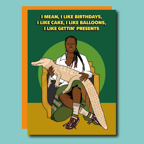 I Like Birthdays Doechii Card