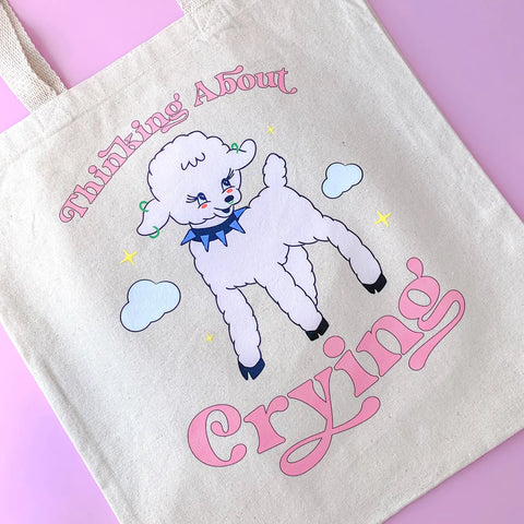 Thinking About Crying Tote