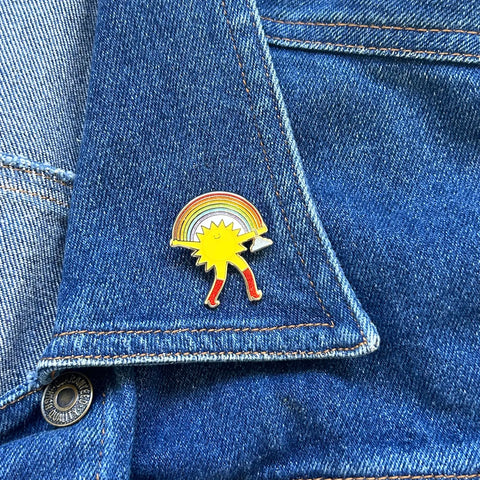 Walking On Sunshine Pin