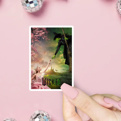 Wicked Movie Poster Sticker