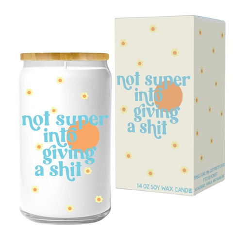 Not Super Into Giving A Shit Candle