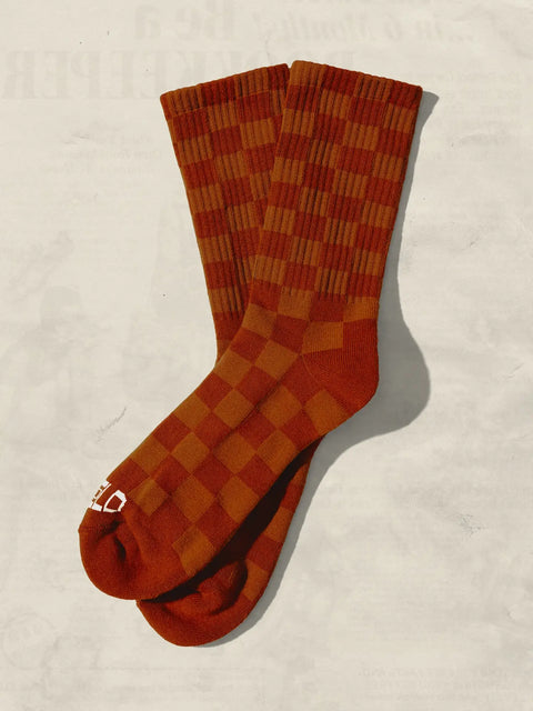  Checkerboard Socks