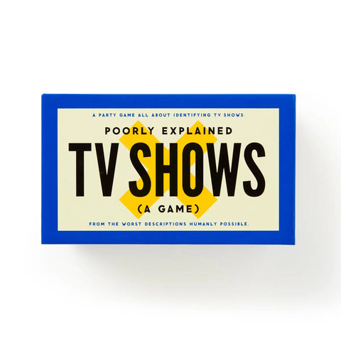  Poorly Explained TV Shows Game