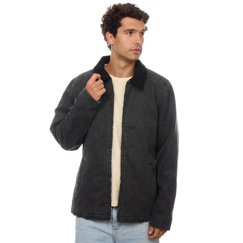  Washed Up Black Twill Jacket