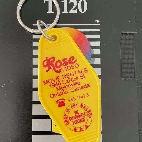  Rose Video Key Tag