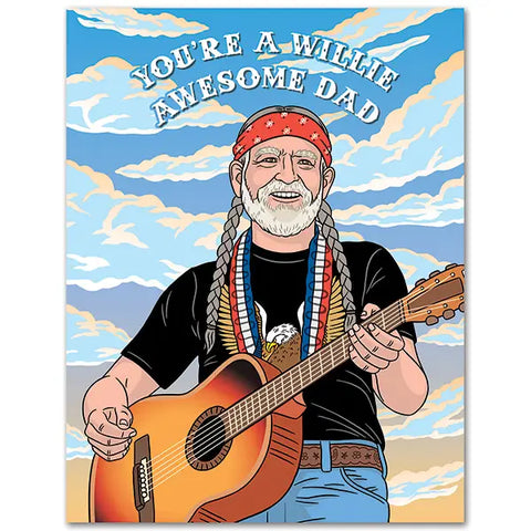Willie Awesome Dad Card