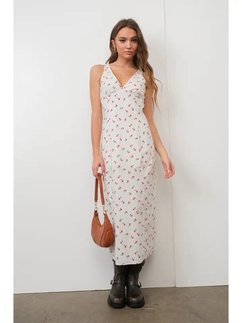  Cherry Polka Dot Dress