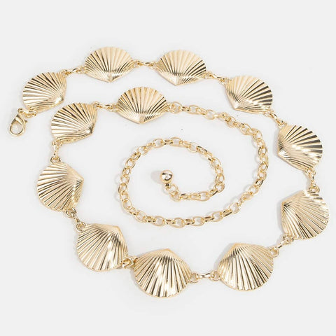 Seashell Link Chain Belt