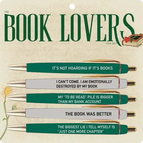  Book Lovers Pen Set