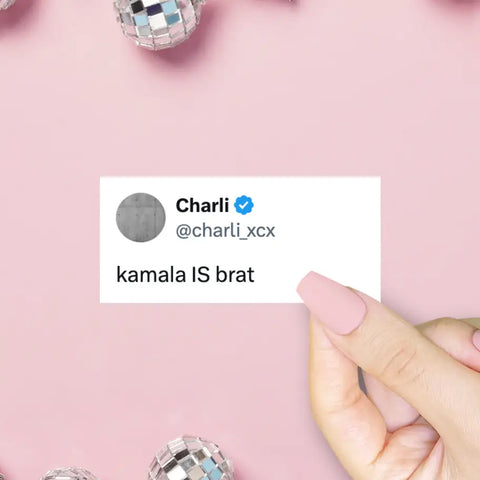 Kamala is Brat Sticker