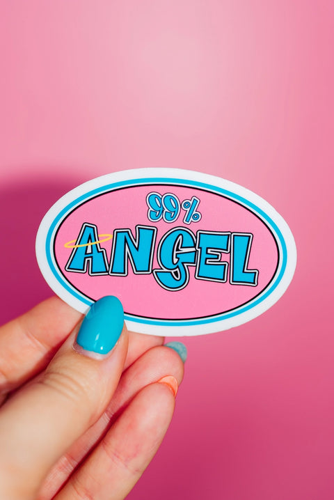  99% Angel Sticker