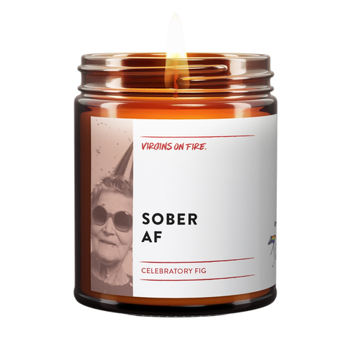 Sober AF Candle