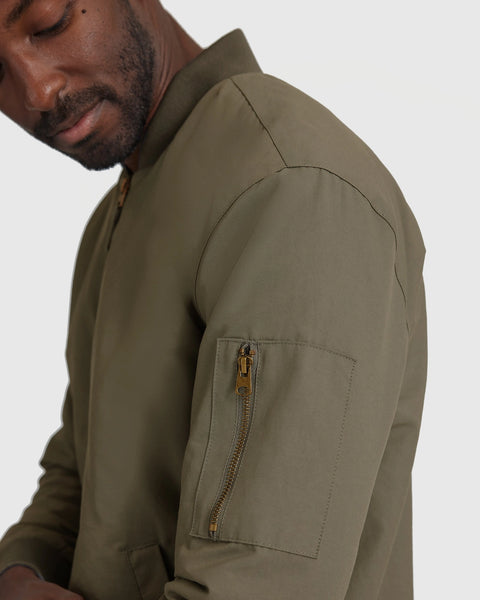  Army Green Bomber Jacket