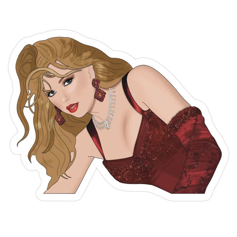 Taylor Showgirl Dress Sticker