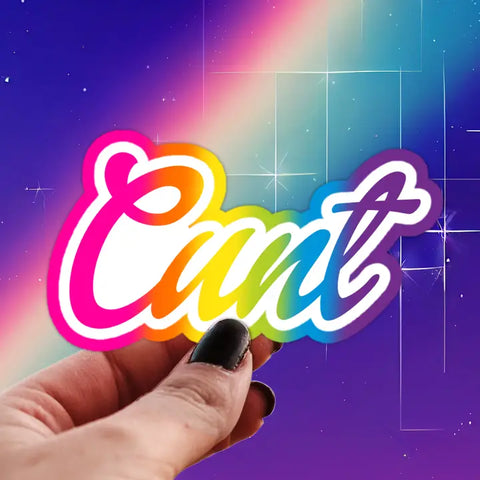  90s Cunt Sticker