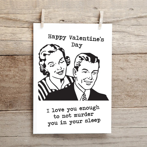 Valentines Murder Card