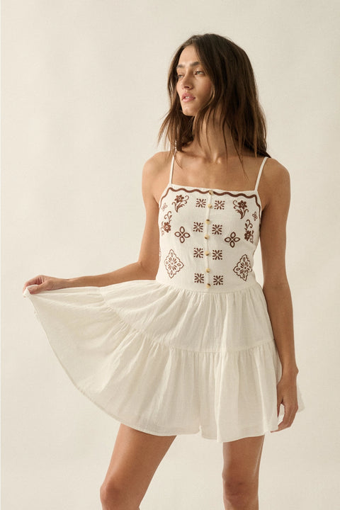  Floral Ruffle Romper