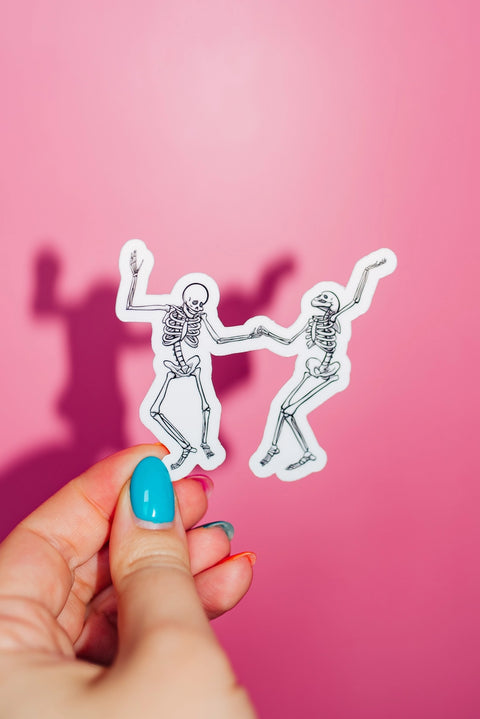 Dancing Skeletons Sticker