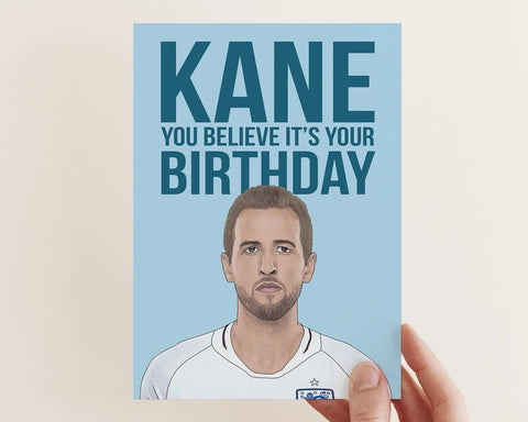  Harry Kane Birthday Card