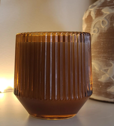  Ribbed Retro Candles