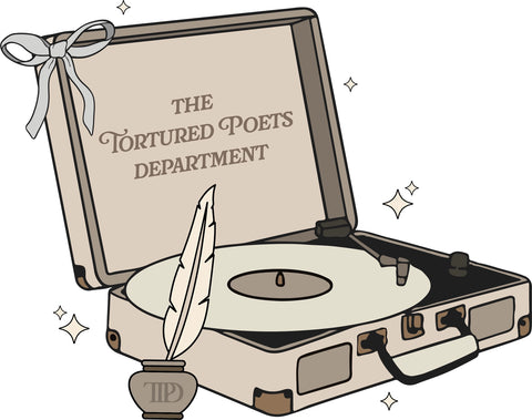 Ttpd Record Player Sticker