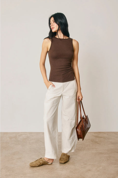  90s Knit Slit Tank Top