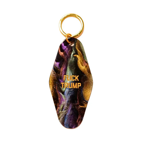  Fuck Trump Keychain