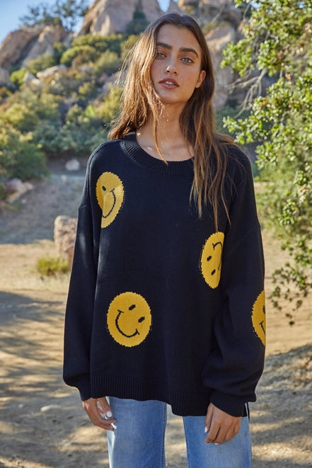  Smiley Sweater