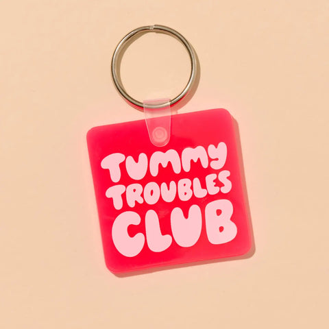  Tummy Troubles Club Keychain